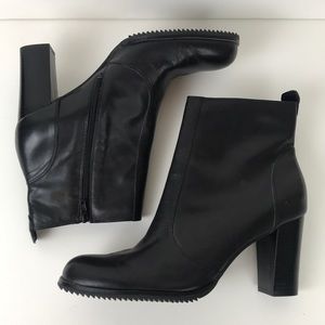 Nine West Conflict Ankle Booties Leather Brown 11